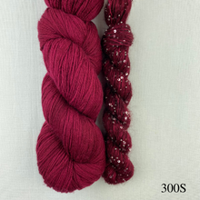 Load image into Gallery viewer, Beaded Mohair Woven Scarf Kit | Artyarns Merino Cloud, Beaded Mohair and Sequins &amp; Weaving Pattern (#398)
