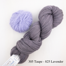 Load image into Gallery viewer, Angora Horizontal Ribbed Cowl (small version) Knitting Kit | Galler Belangor, Artyarns Merino Cloud, & Knitting Pattern (#316)