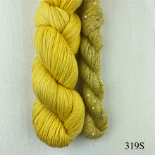 Load image into Gallery viewer, Artyarns 400 Yard Shawl Knitting Kit | Artyarns Merino Cloud, Beaded Mohair and Sequins & Knitting Pattern