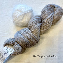Load image into Gallery viewer, Angora Horizontal Ribbed Cowl (small version) Knitting Kit | Galler Belangor, Artyarns Merino Cloud, & Knitting Pattern (#316)