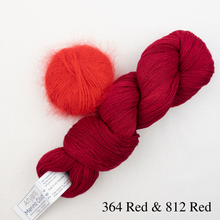 Load image into Gallery viewer, Angora Horizontal Ribbed Cowl (small version) Knitting Kit | Galler Belangor, Artyarns Merino Cloud, & Knitting Pattern (#316)