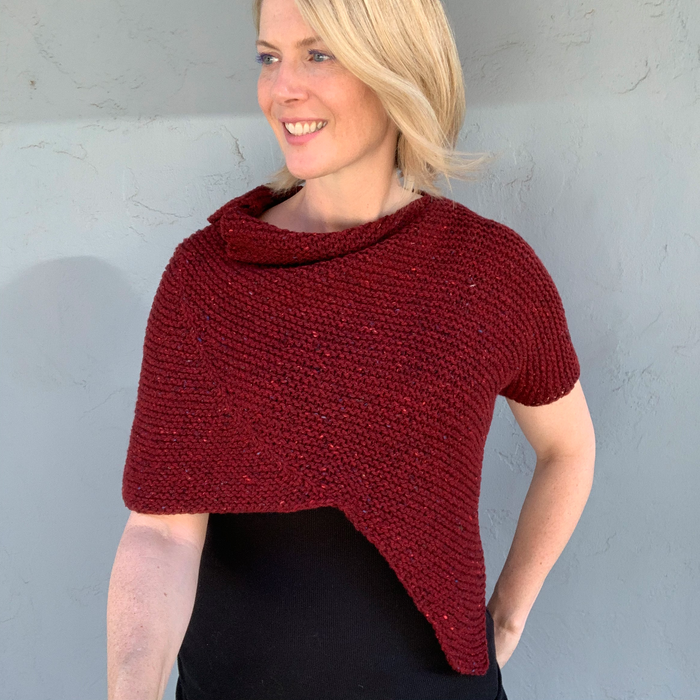 L'Enveloppe (Soft Donegal Chunky version) Knitting Kit | Studio Donegal Soft Donegal Chunky