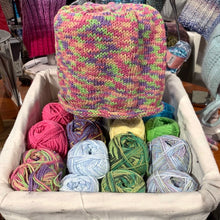 Load image into Gallery viewer, Quick & Easy Baby Hat (Panda Cotton version) Knitting Kit | Crystal Palace Panda Cotton & Knitting Pattern