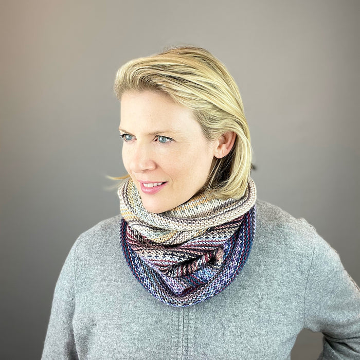 Knitcol Cowl Knitting Kit | Adriafil Knitcol & Knitting Pattern (#213)