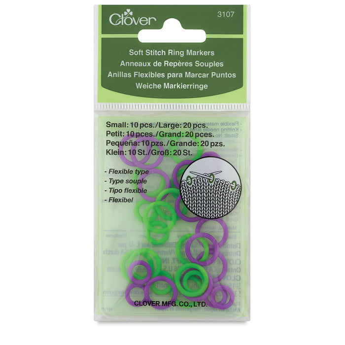 Clover Soft Stitch Ring Markers