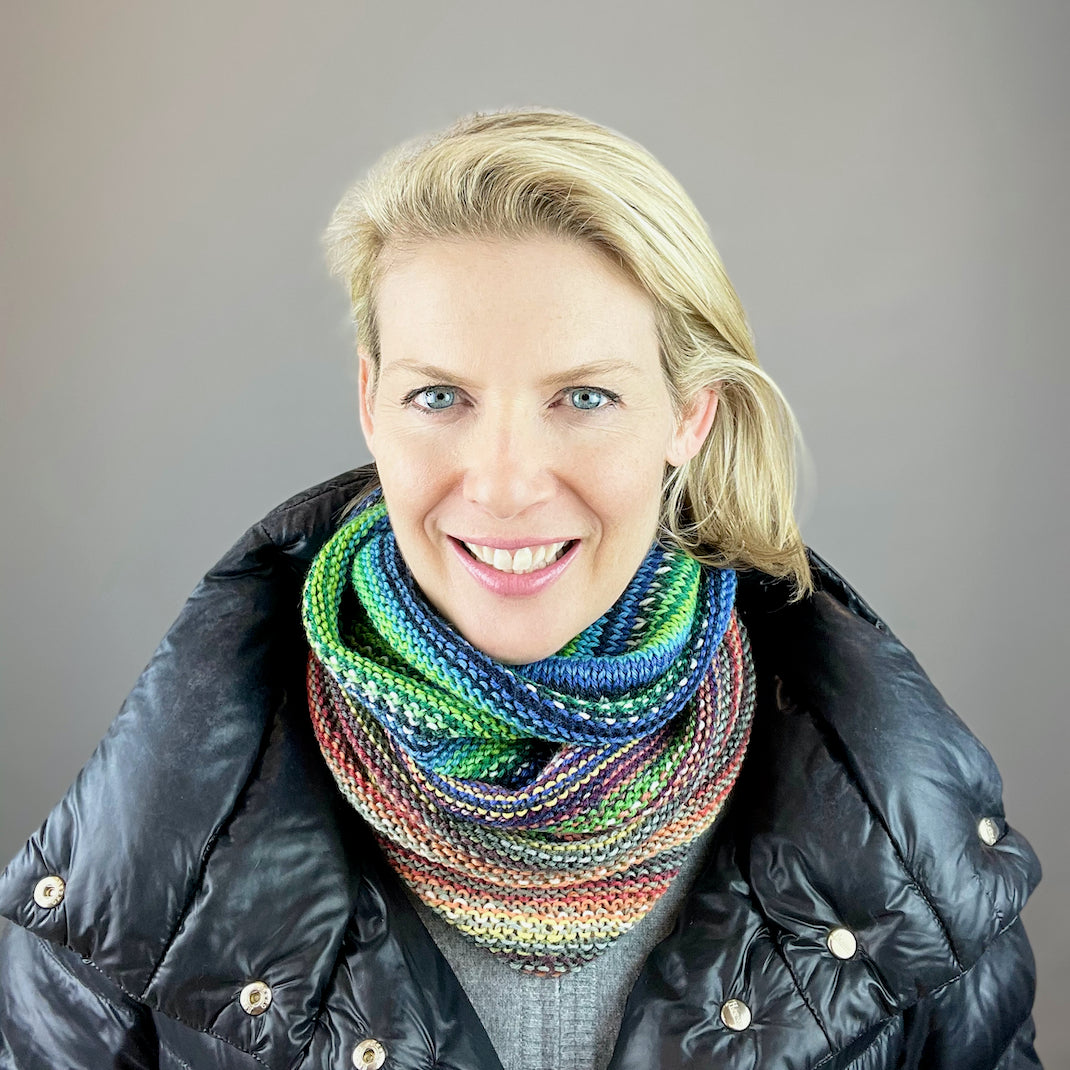 Knitcol Cowl Knitting Kit | Adriafil Knitcol & Knitting Pattern