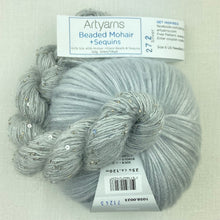 Load image into Gallery viewer, Charmaine's Cowl Knitting Kit | Lang Yarns Grace, Artyarns Beaded Mohair and Sequins & Knitting Pattern (#207B)