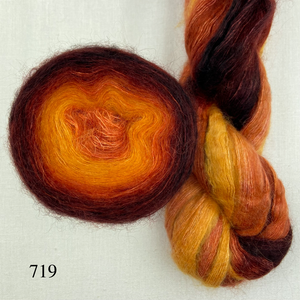 Artyarns Mohair Ombre Scarf Knitting Kit | Artyarns Mohair Ombre and Knitting Pattern (#383)