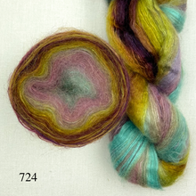 Load image into Gallery viewer, Artyarns Mohair Ombre Scarf Knitting Kit | Artyarns Mohair Ombre and Knitting Pattern (#383)