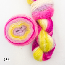 Load image into Gallery viewer, Artyarns Mohair Ombre Scarf Knitting Kit | Artyarns Mohair Ombre and Knitting Pattern (#383)