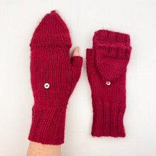 Load image into Gallery viewer, Fingerless Mitts with Finger Flap Knitting Kit | Cascade Pure Alpaca & Knitting Pattern (#171)