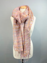 Load image into Gallery viewer, Mohair Silk Woven Scarf Kit | Hue Loco Mohair Lace &amp; Weaving Pattern (#393)
