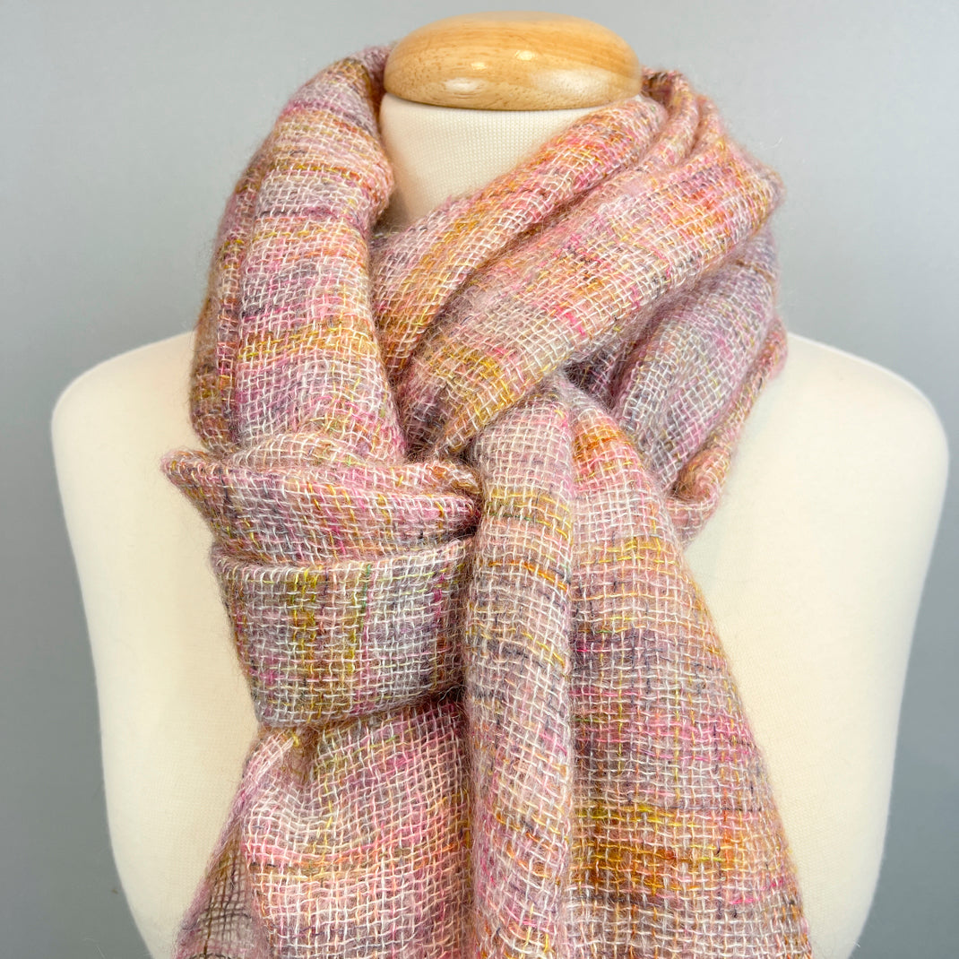 Mohair Silk Woven Scarf Kit | Hue Loco Mohair Lace & Weaving