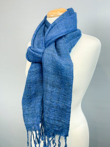 Mohair Silk Woven Scarf Kit | Hue Loco Mohair Lace & Weaving Pattern (#393)