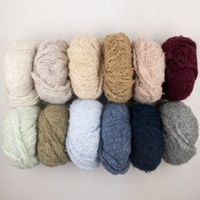 Load image into Gallery viewer, Oversized Shawl Collar Cardigan Knitting Kit | Katia Pluma Cotton &amp; Knitting Pattern (#351B)
