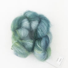 Load image into Gallery viewer, Mohair Silk Woven Scarf Kit | Hue Loco Mohair Lace & Weaving Pattern (#393)