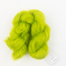 Load image into Gallery viewer, Mohair Silk Woven Scarf Kit | Hue Loco Mohair Lace & Weaving Pattern (#393)