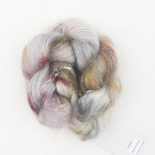 Load image into Gallery viewer, Mohair Silk Woven Scarf Kit | Hue Loco Mohair Lace & Weaving Pattern (#393)