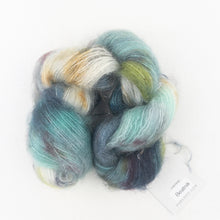 Load image into Gallery viewer, Mohair Silk Woven Scarf Kit | Hue Loco Mohair Lace & Weaving Pattern (#393)