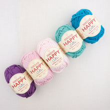 Load image into Gallery viewer, Happy Cotton Hat Knitting Kit | Sirdar Happy Cotton & Knitting Pattern (#359)