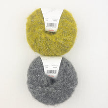 Load image into Gallery viewer, Speckled Ombré Hat (Katia version) Knitting Kit | Katia Alpaca Silver & Knitting Pattern (#344)