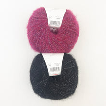 Load image into Gallery viewer, Speckled Ombré Hat (Katia version) Knitting Kit | Katia Alpaca Silver & Knitting Pattern (#344)