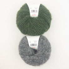 Load image into Gallery viewer, Speckled Ombré Hat (Katia version) Knitting Kit | Katia Alpaca Silver & Knitting Pattern (#344)