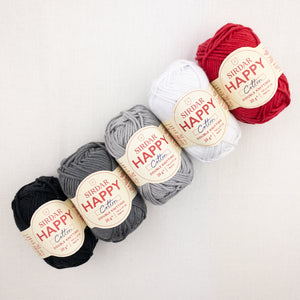 Happy Cotton Hat Knitting Kit | Sirdar Happy Cotton & Knitting Pattern (#359)
