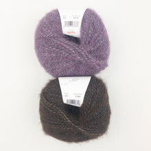 Load image into Gallery viewer, Speckled Ombré Hat (Katia version) Knitting Kit | Katia Alpaca Silver & Knitting Pattern (#344)