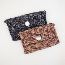 Load image into Gallery viewer, Magic Loop Clutch Knitting Kit | Louisa Harding Sari Ribbon & Knitting Pattern (#338)