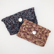 Load image into Gallery viewer, Magic Loop Clutch Knitting Kit | Louisa Harding Sari Ribbon &amp; Knitting Pattern (#338)
