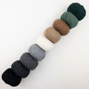 Expanding Chevron Shawl (Cashmere Premium version) Knitting Kit | Lang Yarns Cashmere Premium & Knitting Pattern (#330)