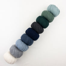 Load image into Gallery viewer, Expanding Chevron Shawl (Cashmere Premium version) Knitting Kit | Lang Yarns Cashmere Premium & Knitting Pattern (#330)