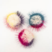 Load image into Gallery viewer, Raccoon Fur Pompoms