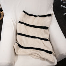 Load image into Gallery viewer, Rouched Throw Knitting Kit | Henry's Attic Peruvian Tweed, Malabrigo Worsted & Knitting Pattern (#222)