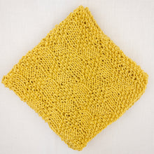 Load image into Gallery viewer, Wave Washcloth Knitting Kit | Solo Lino & Knitting Patterns (#212 A, B, & C)