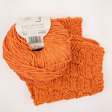 Load image into Gallery viewer, Wave Washcloth Knitting Kit | Solo Lino & Knitting Patterns (#212 A, B, & C)