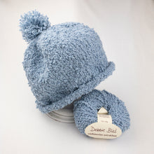 Load image into Gallery viewer, Astrakhan Baby Hat | Debbie Bliss Astrakhan & Knitting Pattern (#384)