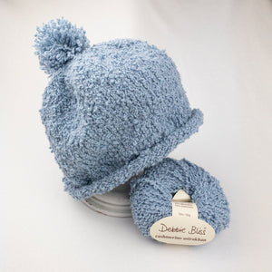 Astrakhan Baby Hat | Debbie Bliss Astrakhan & Knitting Pattern (#384)