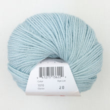 Load image into Gallery viewer, Stellan's Baby Blanket Knitting Kit | Ella Rae Cashmereno Aran & Knitting Pattern (#119)
