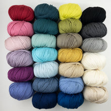 Load image into Gallery viewer, Stellan's Baby Blanket Knitting Kit | Ella Rae Cashmereno Aran & Knitting Pattern (#119)