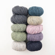 Load image into Gallery viewer, Slip Stitch Party Shawl Knitting Kit | Rowan Felted Tweed