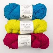 Load image into Gallery viewer, Cormo Shawlette Knitting Kit | Elemental Affects Cormo & Knitting Pattern (#341)