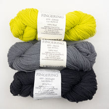 Load image into Gallery viewer, Cormo Shawlette Knitting Kit | Elemental Affects Cormo & Knitting Pattern (#341)