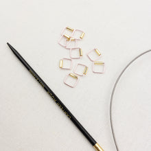 Load image into Gallery viewer, Beaded Stitch Markers | Large Square