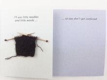 Load image into Gallery viewer, Itty Bitty Witty Knitty Cards