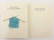 Load image into Gallery viewer, Itty Bitty Witty Knitty Cards