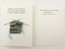 Load image into Gallery viewer, Itty Bitty Witty Knitty Cards