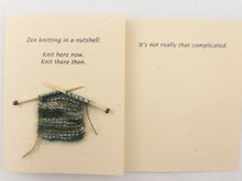 Load image into Gallery viewer, Itty Bitty Witty Knitty Cards