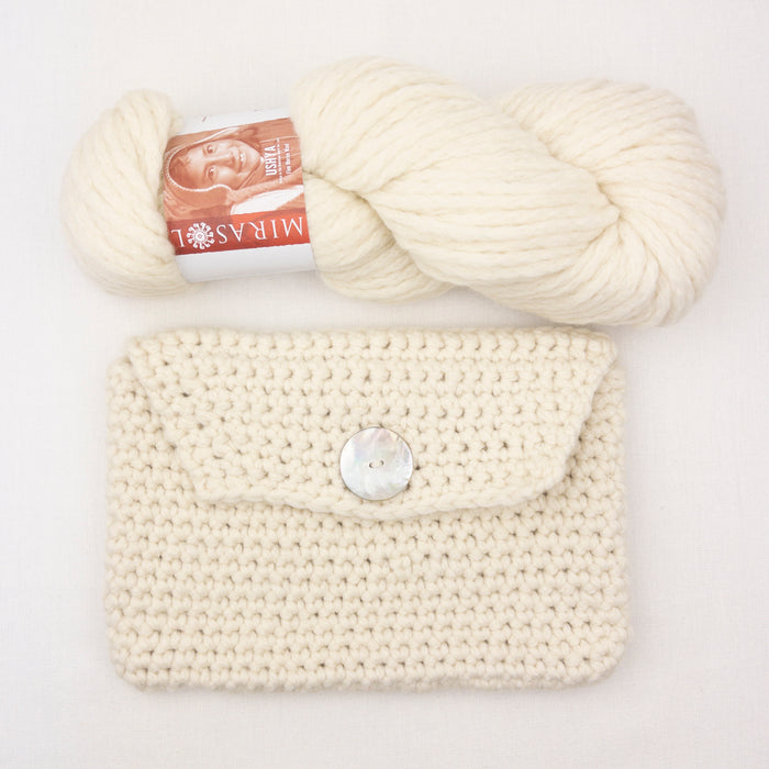 Crochet Clutch Kit | Mirasol Ushya & Crochet Pattern (#336B)